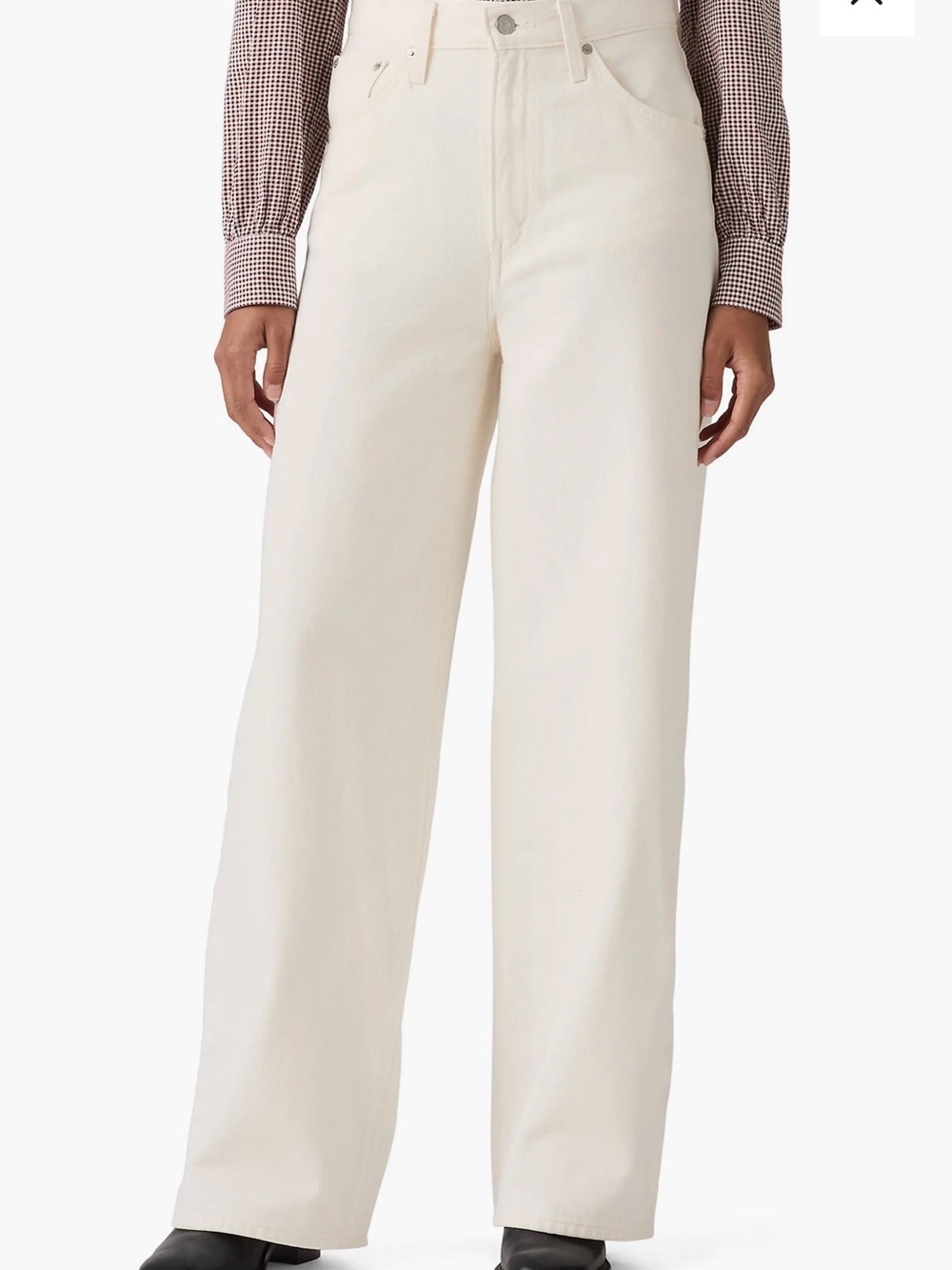 Levi's Cinch High Waist Baggy Wide Leg Jeans
